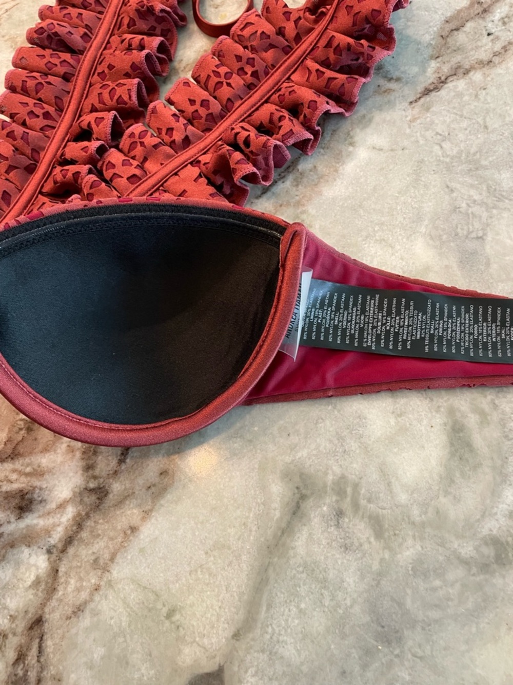 Anthropologie Andrea Iyamah Mulan Bikini Top Small Eyelet - Picture 5 of 10